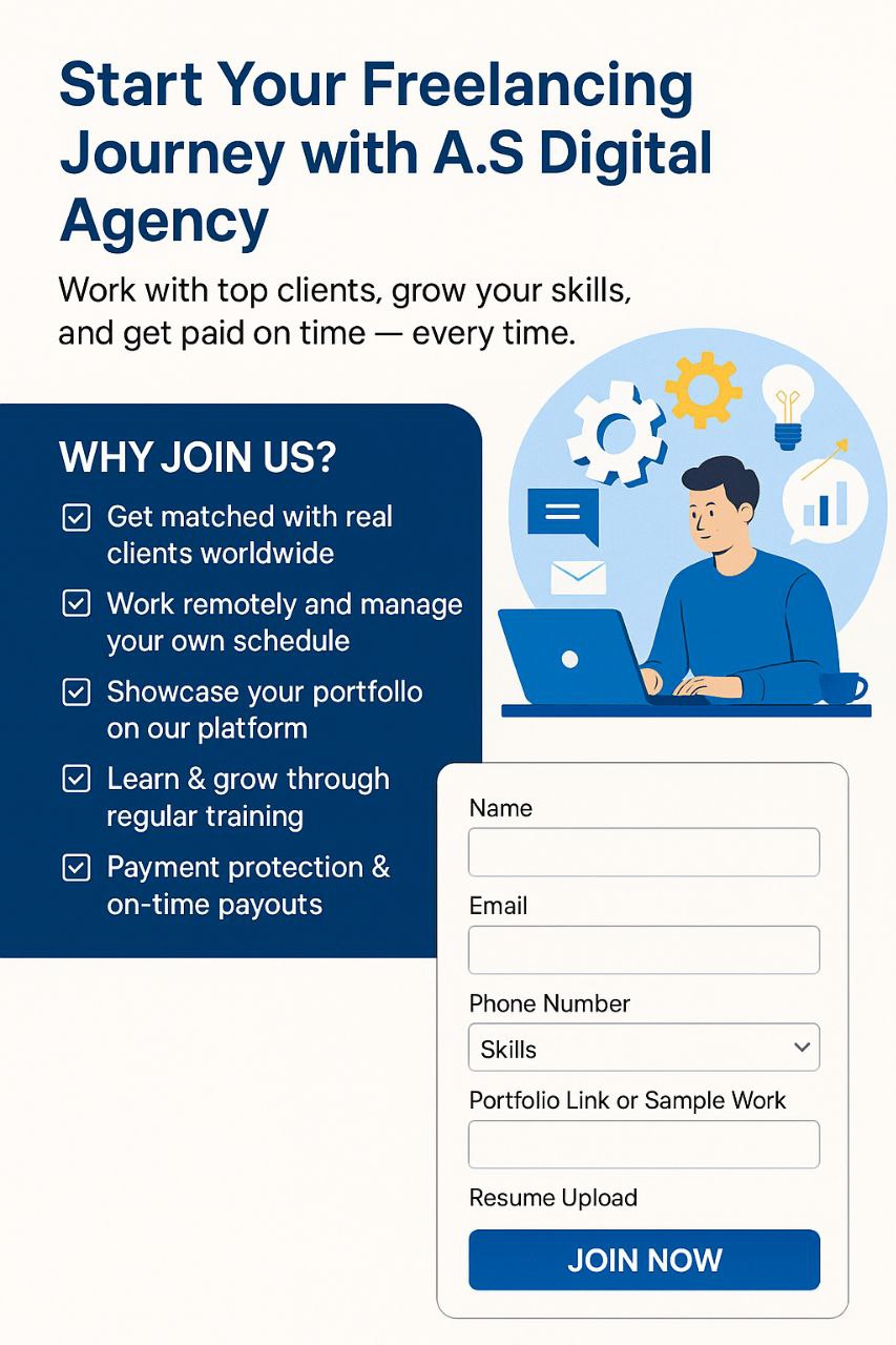 Join as a Freelancer